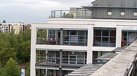 Außenansicht des Lazarus-Haus.