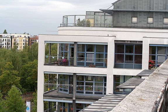 Außenansicht des Lazarus-Haus.