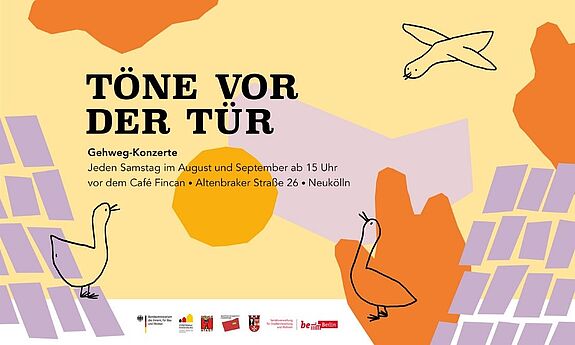 Das Straßenmusikfestival „Töne vor der Tür“ findet 2020 aufgrund der Corona-Pandemie als Konzertreihe statt. Quelle: Café Fincan 