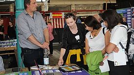 Beim Stadtforum 2017 waren auch die Quartiersmanagerinnen aus dem Zentrum Kreuzberg dabei. Foto: Bianca Guericke