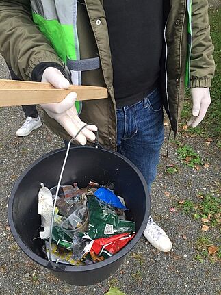 Bei den Putzaktionen kam einiges an Müll zusammen. (Foto: QM Rollberg)