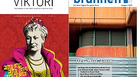 Wenn es draußen ungemütlich ist, bietet sich die Gelegenheit in die neuen Ausgaben der Kiezmagazine reinzulesen. (Bild: QM Klixstraße / Auguste-Viktoria-Allee / QM Brunnenstraße) 