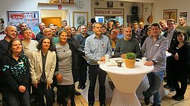 Die Eröffnungsfeier des Nachbarschaftstreffs ist mehr als zwei Jahre her. Jetzt kann wieder gefeiert werden, denn der Quartiersrat stimmte mehrheitlich für die Verlängerung der Förderung um weitere zwei Jahre. (Bild: Jens Sethmann)