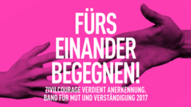 Logo des „Band für Mut und Verständigung“ Bild: bdv