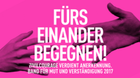 Logo des „Band für Mut und Verständigung“ Bild: bdv