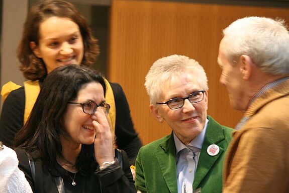 Quartiersrätekongress 2016: Das Team der Ackerstraße im Gespräch Bild: QM Brunnenviertel-Ackerstraße