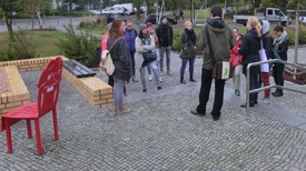 Entdeckten die Umgebung ihrer Hochschule: Erstsemesterstudierende der Alice-Salomon-Hochschule. Foto: S.T.E.R.N. GmbH