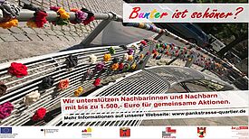 Der Aktionsfonds fördert bis zu 1.500 Euro kreative Ideen und Projekte der Anwohnenden. (Bild: QM Reinickendorfer Straße /Pankstraße)