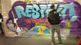 Unübersehbares Zeichen für mehr Respekt. Bild: Peter Pulm / QM Schöneberger Norden