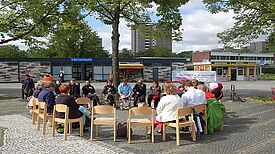 Seit dem 1. Januar 2021 ist das neue Quartiersmanagement (QM)-Team bereits in der Gropiusstadt Nord tätig. (Foto: QM Gropiusstadt Nord)