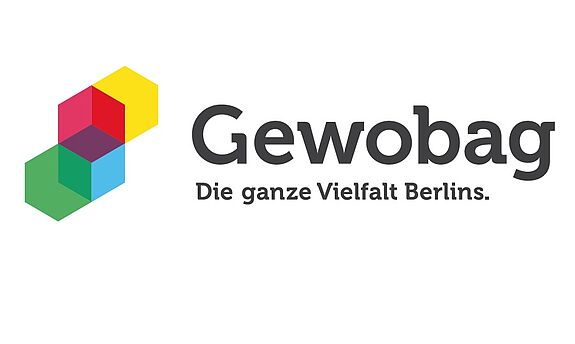 Das Logo der Wohnungsbau-Aktiengesellschaft Berlin "Gewobag"