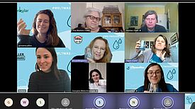 Screenshot des Storytelling-Mitmach-Events am Weltwassertag. Bild: Schillerwerkstatt
