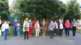 15 Hobbygärtnerinnen und –gärtner konnten die Jury mit ihren schönen Balkonen, Terrassen und Mietergärten überzeugen. Bild: H. Heiland