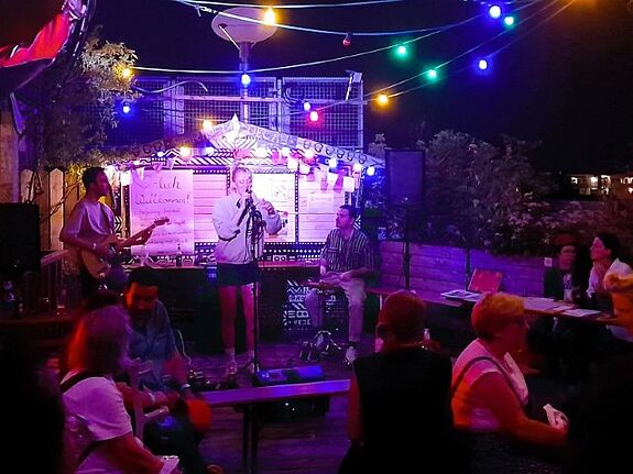 Zum Abschluss des Abends gab es einen musikalischen Auftritt. (Bild: Jens Sethmann)