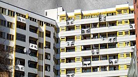 Ausschnitt des Ausstellung-Plakats „Augen-Blicke“. Bild: QM Zentrum Kreuzberg / Oranienstraße