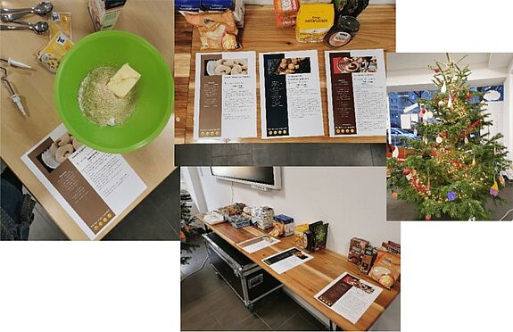 Zum Jahresende wurden gemeinsam gesunde Plätzchen gebacken. (Bild: konZEBT care GmbH)