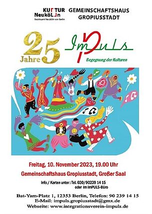 Bei einer „Begegnung der Kulturen“ wird das 25-jährige Bestehen gefeiert. (Bild: Gropiusstadt-Nord)