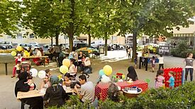 Beim „Fest des gesunden Lebens“ kam der Spaß nicht zu kurz. Bild: Stefan Otte Photography