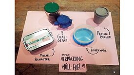 Ideen zum Vermeiden von To-Go-Verpackungen. Foto: Trial & Error 