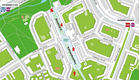 An vier Stationen können Sportinteressierte an verschiedenen Übungen teilnehmen. Bild: QM Boulevard Kastanienallee