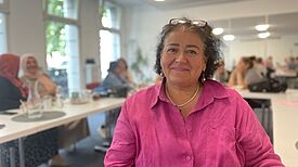 Mukaddes Cakmak leitet das Projekt seit Herbst des Jahres 2022. (Bild: QM Pankstraße)