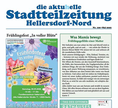 Die Titelseite der aktuhellen Nr. 190 widmet sich dem Frühlingsfest „in voller Blüte“. 