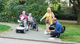 Das  Gutachten untersucht die Barrierefreiheit im Bezirk. Bild: QM Gropiusstadt