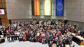 Volles Haus beim 9. Berliner Quartiersrätekongress. Bild: Alexander Schippel 