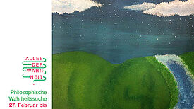 Postkartenmotiv des Kunstkurses der Max-Beckmann-Oberschule für die „Allee der Wahrheit“. Bild: Kunstkurs