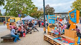 Stadtteilfest im QM Falkenhagener Feld Ost. Bild: Ralf Salecker