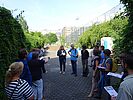 Der Quartiersrat besucht die Baustelle des Bewegungstreffs Viki. Bild: S.T.E.R.N GmbH