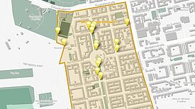 Die Beteiligungskarte der Schillerpromenade Foto: QM Schillerpromenade