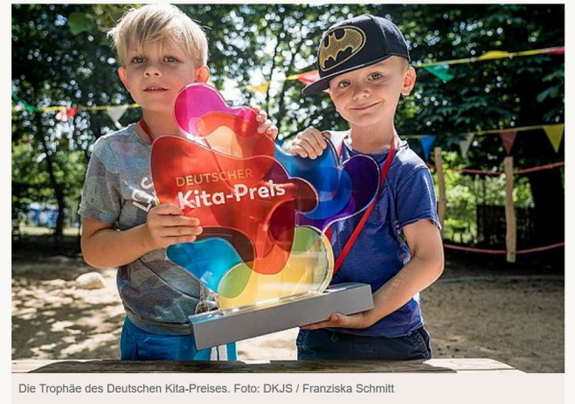 Seit 2018 wird der Deutsche Kita-Preis an lokale Initiativen und Kindertagesstätten vergeben. Foto: DKJS / Franziska Schmitt 