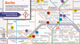 Die aktualisierte „Shelter Map“ bietet wichtige Informationen für obdachlose Menschen. (Bild: Berliner Kältehilfe)