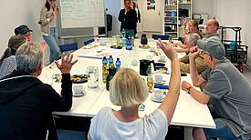 Am 8. Juni 2022 stimmte die Aktionsfonds-Jury über Aktionsfonds-Anträge für 2022 ab. (Bild: QM Alte Hellersdorfer Straße)