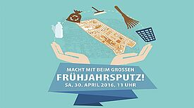 ^Frühjahrsputz in der Ganghoferstraße Bild: QM Ganghoferstraße