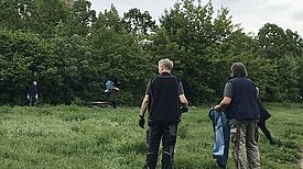 Nach dem Aufräumen ist das Areal bereit für die nächsten Veranstaltungen. Bild: QM Boulevard Kastanienallee