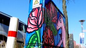 Das Quartier Hellersdorfer Promenade aus einer neuen Perspektive sehen. (Foto: Carola Rümper)