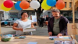 Bei der Ideenwerkstatt wurden auch erste Vorschläge für die Ausgestaltung des Cafés im geplanten Zentrum gesammelt. Die Bewohnerinnen und Bewohner konnten ihre Wünsche äußern. (Bild: Birgit Leiß)