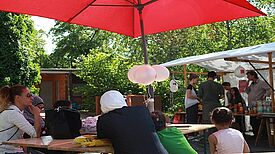 Internationale Geschmackserlebnisse gab es bei der Suppenküche im Lettekiez. Bild: QM Letteplatz