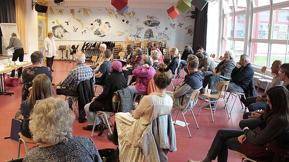 Gut besucht war das zweite Nahariyaforum am 5. Mai 2022 in der Nahariya-Schule. (Bild: Kerstin Heinze)