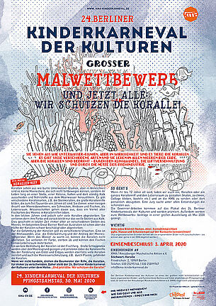 Der offizielle Flyer des Malwettbewerbs. Bild: KMA e.V.