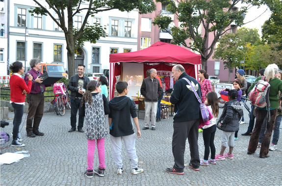 Im Quartier Mariannenplatz wird ein interkulturelles Umweltfest organisiert. Bild: QM Mariannenplatz