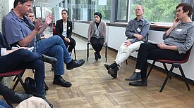 Arbeit in Kleingruppen. Foto: Clearingstelle Gesundheit