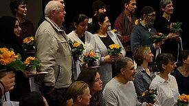 Insgesamt 54 Ehrenamtliche wurden geehrt. Hier sind einige von ihnen. Foto: Dorothee / QM Schöneberger Norden