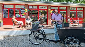 Das Café Paule öffnet ab jetzt regelmäßig und lädt ein zu Kaffee, Kuchen und guten Gesprächen. (Bild: Ralf Salecker)