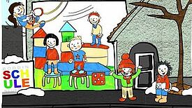 Plakat des Indoor-Spielplatzes  Bild: QM Flughafenstraße