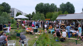 Das HellD-Festival war gut besucht: Über 500 Gäste nahmen am Sommerfest in der Helle Oase teil. Foto: QM Hellersdorfer Promenade 
