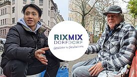 Perspektiven aus Rixdorf: Anwohnerinnen und Anwohner sind aufgerufen, ihre Geschichte zu erzählen. (Bild: stadt.menschen.berlin)