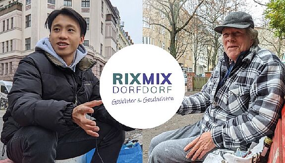 Perspektiven aus Rixdorf: Anwohnerinnen und Anwohner sind aufgerufen, ihre Geschichte zu erzählen. (Bild: stadt.menschen.berlin)